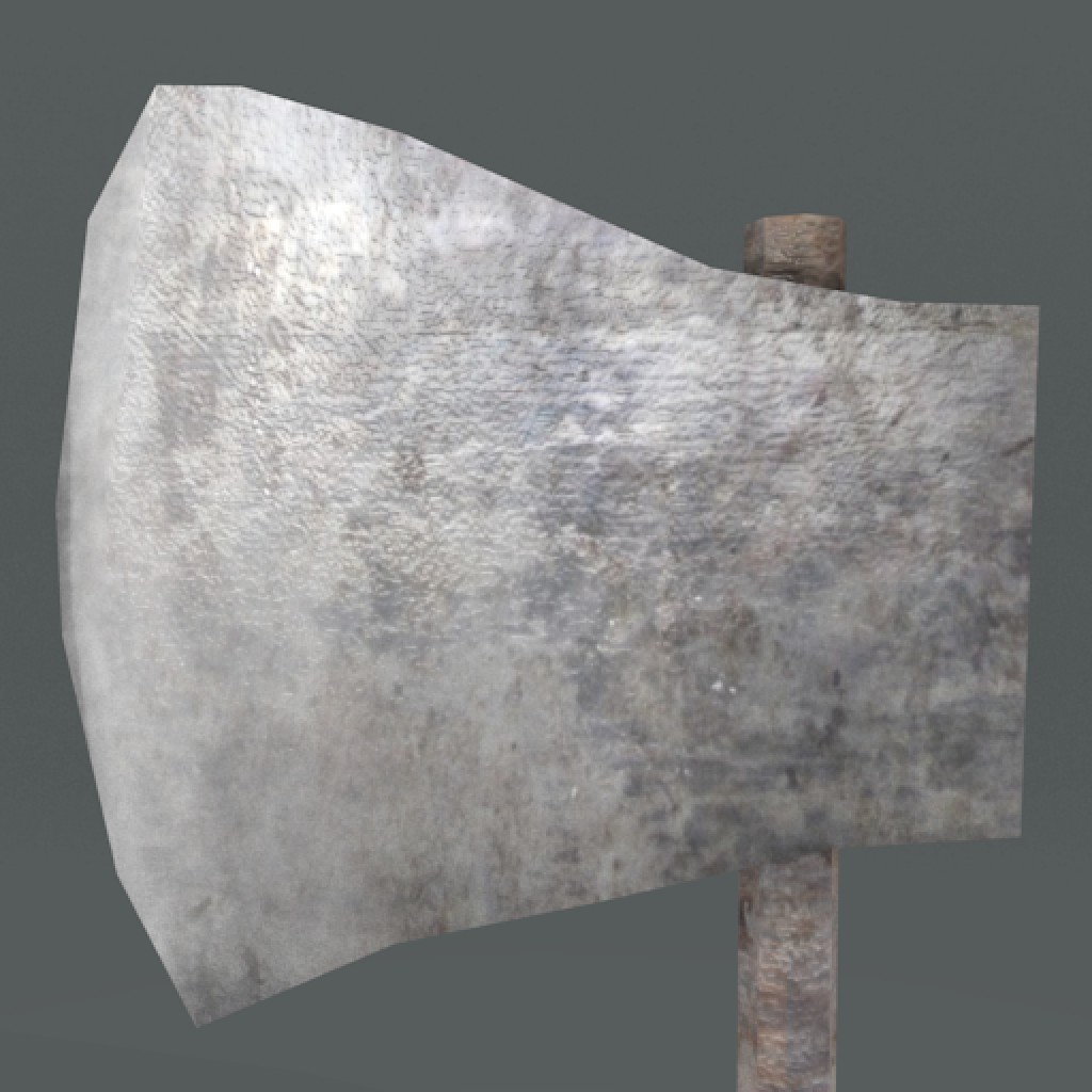 High-res Low-poly Axe preview image 3
